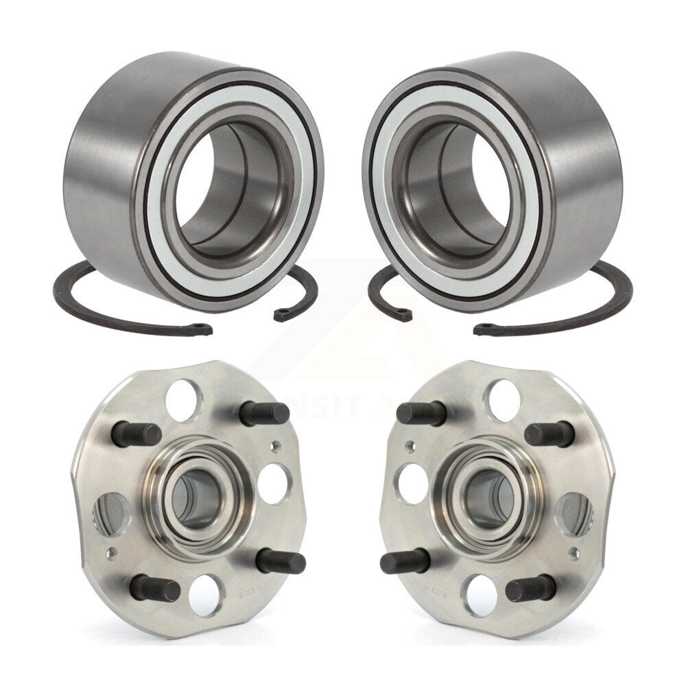 [Avant + Arrière] Kit de Roulement de roue pour 1998-2002 Honda Accord 2.3L avec 4-Wheel ABS K70-101563