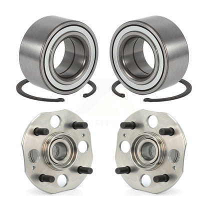 [Avant + Arrière] Kit de Roulement de roue pour 1998-2002 Honda Accord 2.3L avec 4-Wheel ABS K70-101563