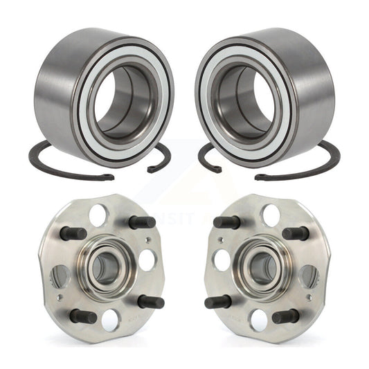 [Avant + Arrière] Kit de Roulement de roue pour 1998-2002 Honda Accord 2.3L avec 4-Wheel ABS K70-101563