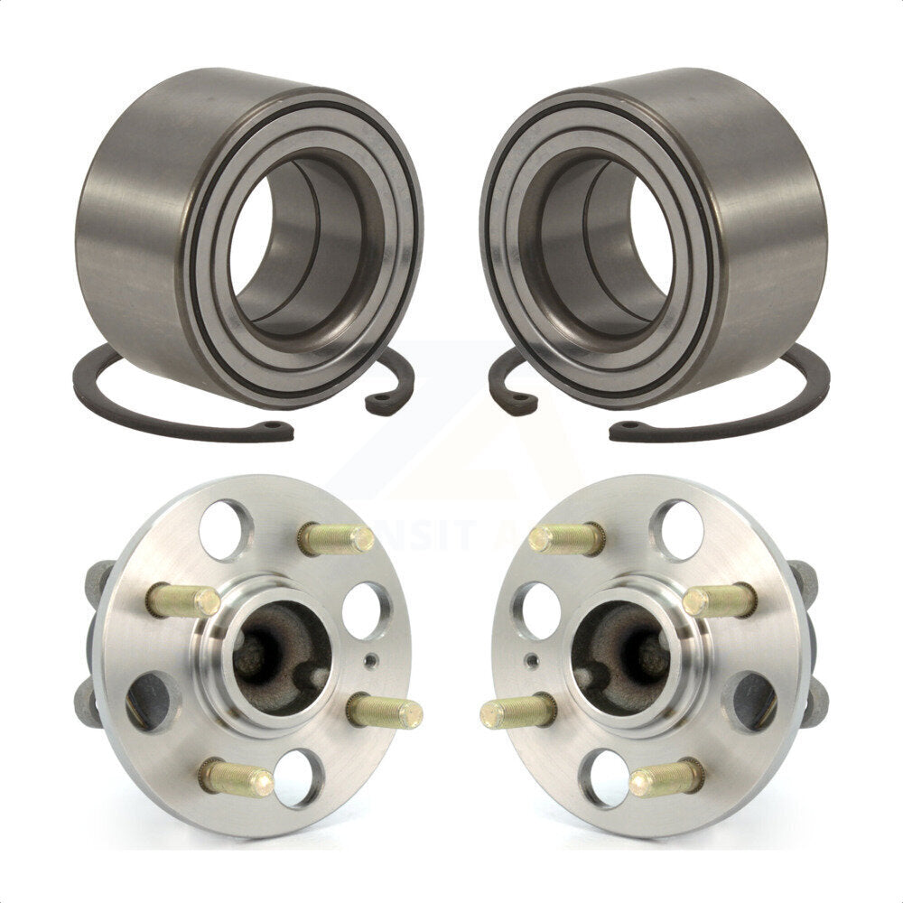 [Avant + Arrière] Kit de Roulement de roue pour Hyundai Accent Kia Rio Rio5 K70-101569 par Kugel
