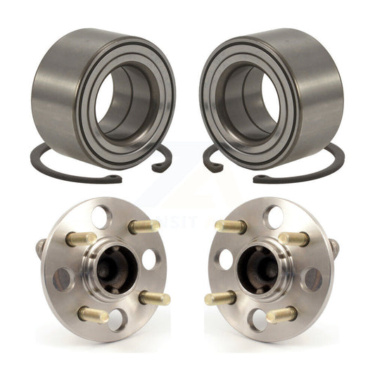 [Avant + Arrière] Kit de Roulement de roue pour Hyundai Accent Kia Rio Rio5 Non-ABS K70-101570