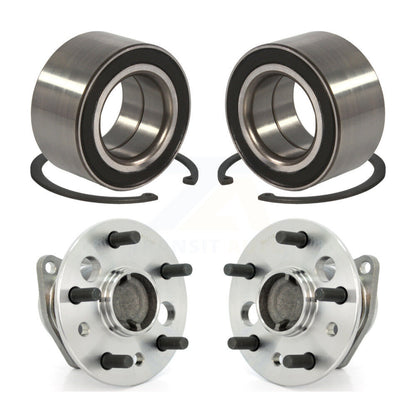 [Avant + Arrière] Kit de Roulement de roue pour 2004 Toyota Camry Non-ABS Excluding Vehicles Manufactured In Japan K70-101582