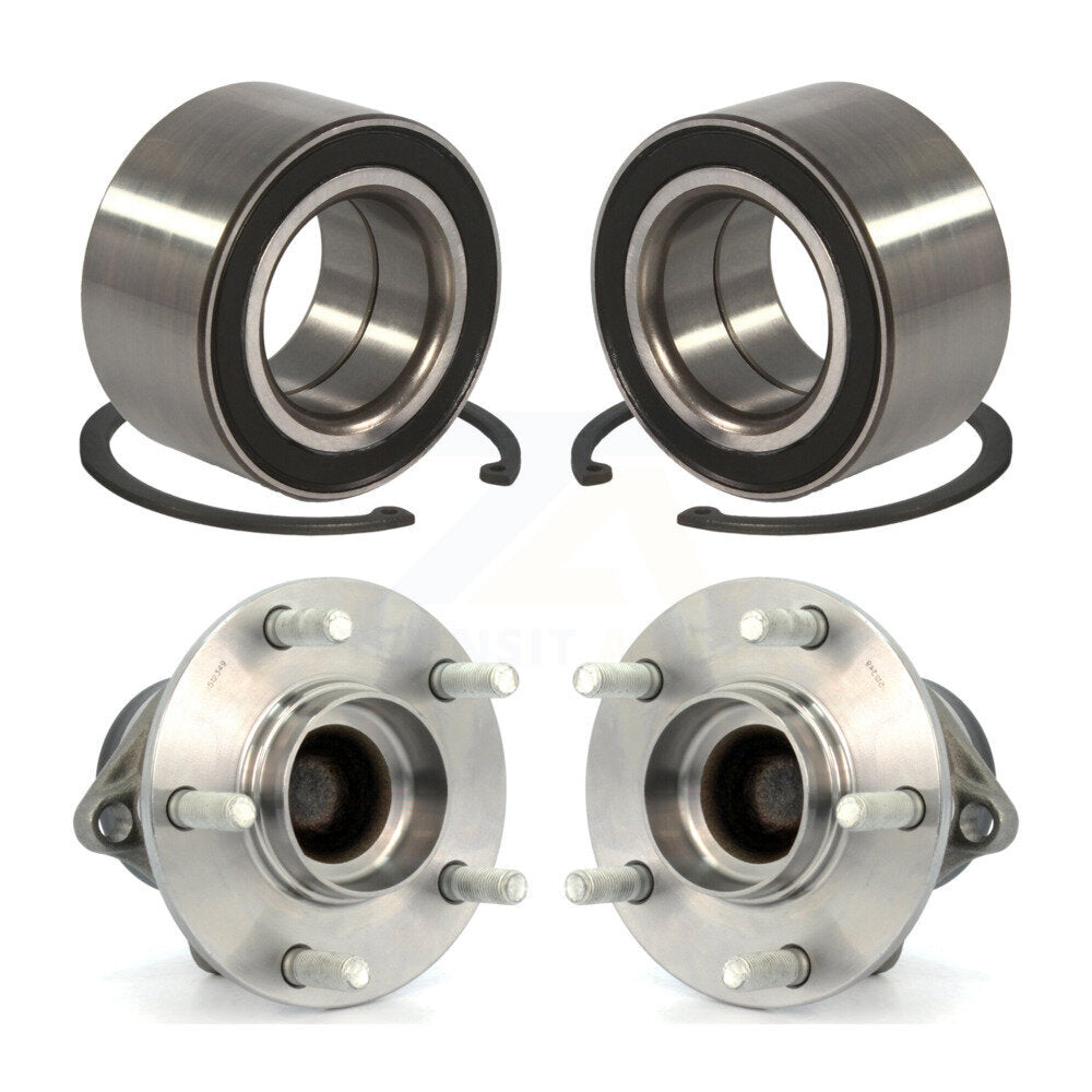 [Avant + Arrière] Kit de Roulement de roue pour 2007-2012 Mazda CX-7 FWD K70-101589