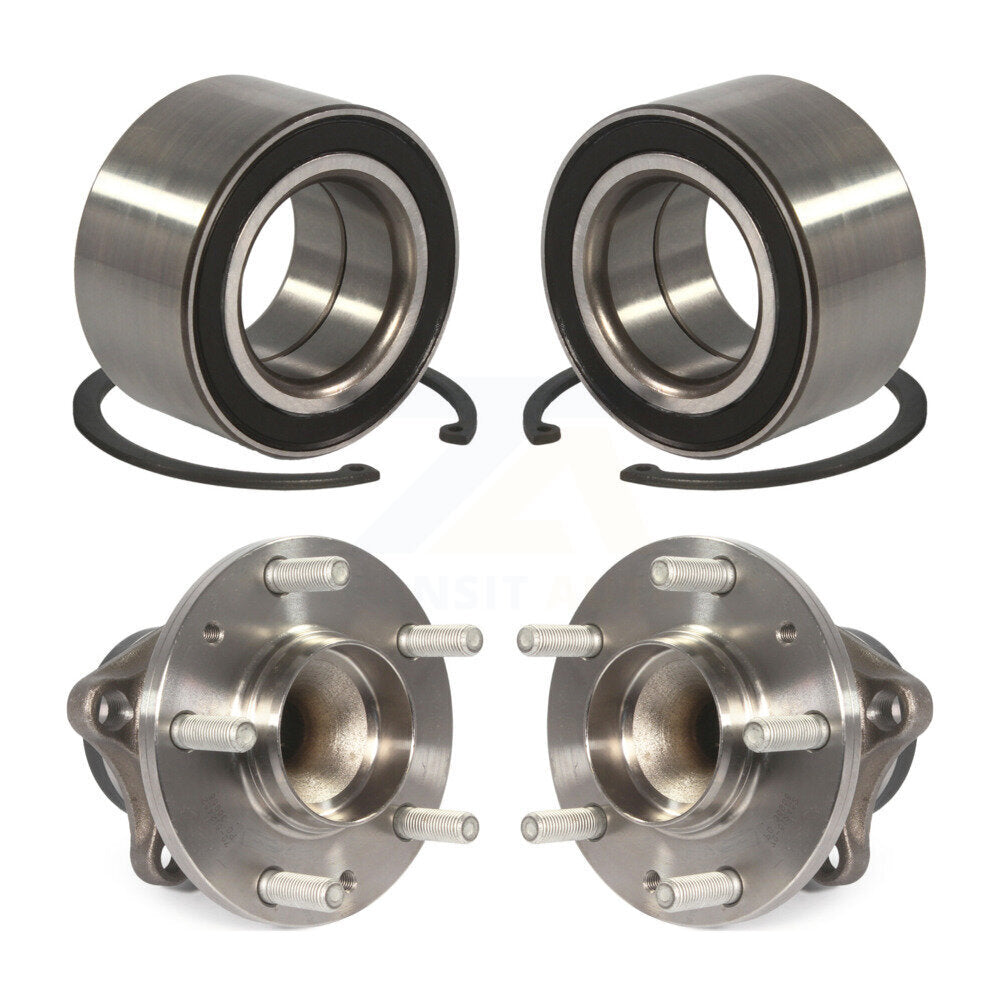 [Avant + Arrière] Kit de Roulement de roue pour 2007-2016 Mazda CX-9 FWD K70-101596