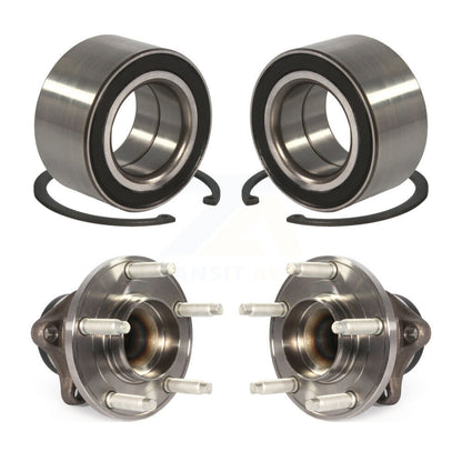 [Avant + Arrière] Kit de Roulement de roue pour 2009-2010 Ford Edge Lincoln MKX FWD K70-101599