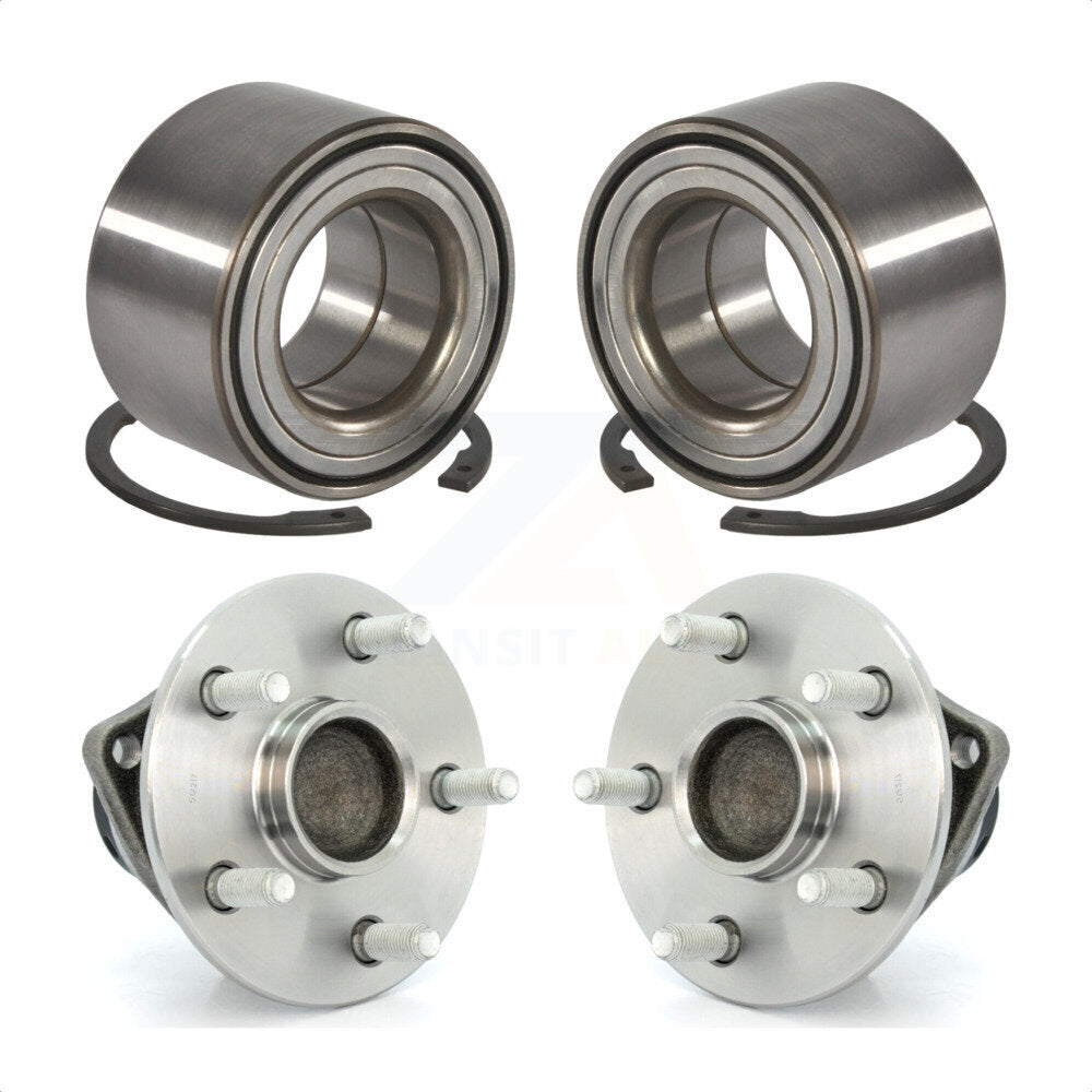 [Avant + Arrière] Kit de Roulement de roue pour 2003-2008 Toyota Corolla Matrix Pontiac Vibe K70-101600 par Kugel