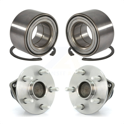 [Avant + Arrière] Kit de Roulement de roue pour 2003-2008 Toyota Corolla Matrix Pontiac Vibe K70-101600 par Kugel