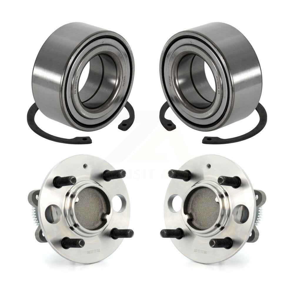 [Avant + Arrière] Kit de Roulement de roue pour Hyundai Sonata Kia Optima Magentis 4-Wheel ABS K70-101610