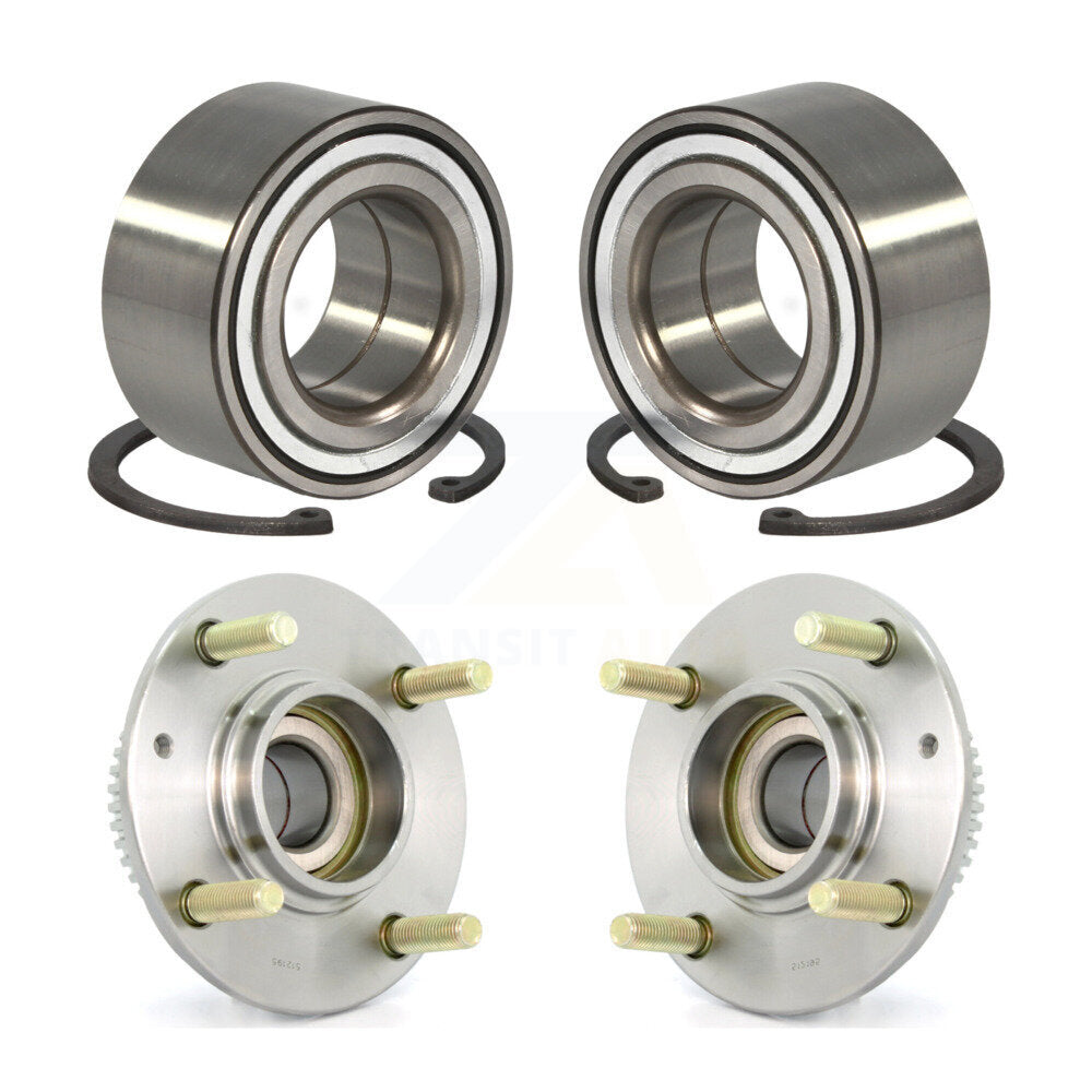 [Avant + Arrière] Kit de Roulement de roue pour Hyundai Elantra Kia Spectra Spectra5 4-Wheel ABS K70-101616