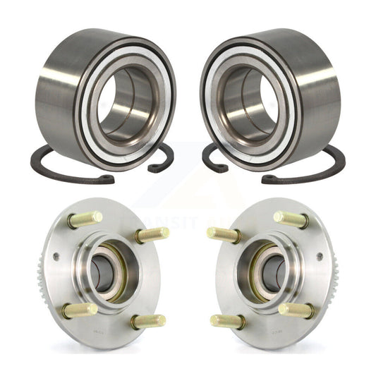 [Avant + Arrière] Kit de Roulement de roue pour Hyundai Elantra Kia Spectra Spectra5 4-Wheel ABS K70-101616