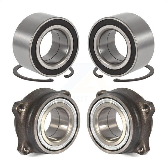 [Avant + Arrière] Kit de Roulement de roue pour Mercedes-Benz E350 E320 E500 E550 S450 E280 K70-101621 par Kugel