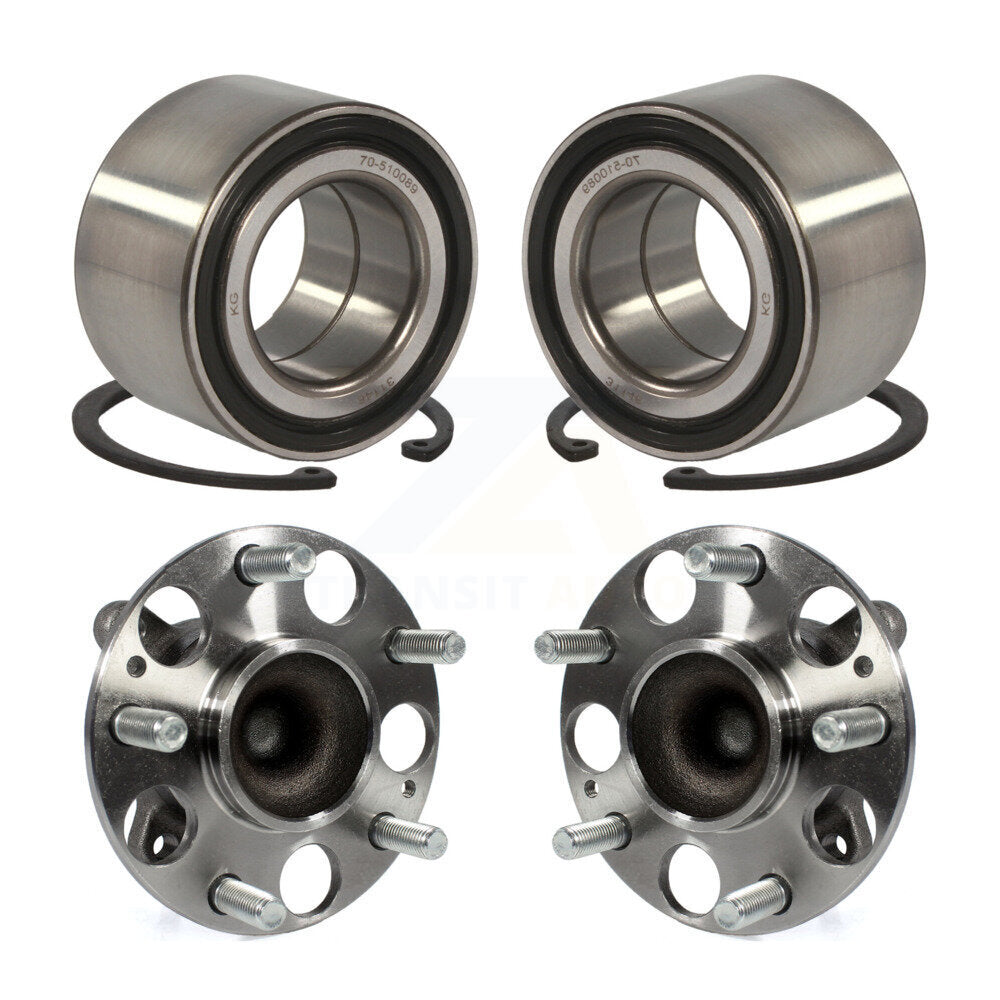 [Avant + Arrière] Kit de Roulement de roue pour Honda Civic K70-101628