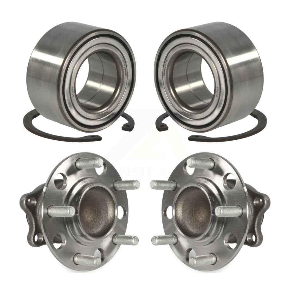 [Avant + Arrière] Kit de Roulement de roue pour 2008-2009 Mitsubishi Lancer FWD avec Non-ABS K70-101635