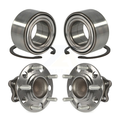 [Avant + Arrière] Kit de Roulement de roue pour 2008-2009 Mitsubishi Lancer FWD avec Non-ABS K70-101635