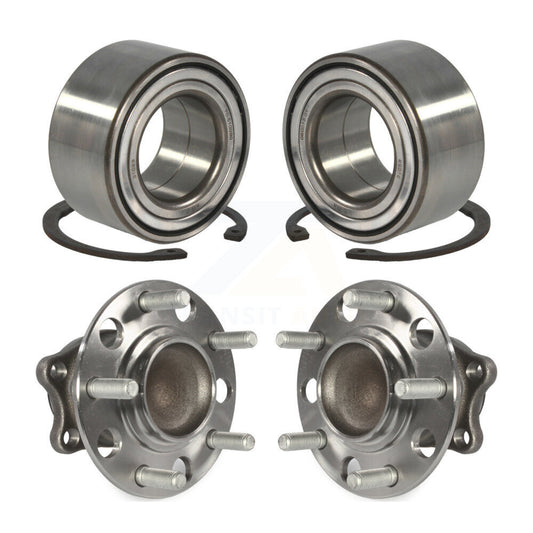 [Avant + Arrière] Kit de Roulement de roue pour 2008-2009 Mitsubishi Lancer FWD avec Non-ABS K70-101635