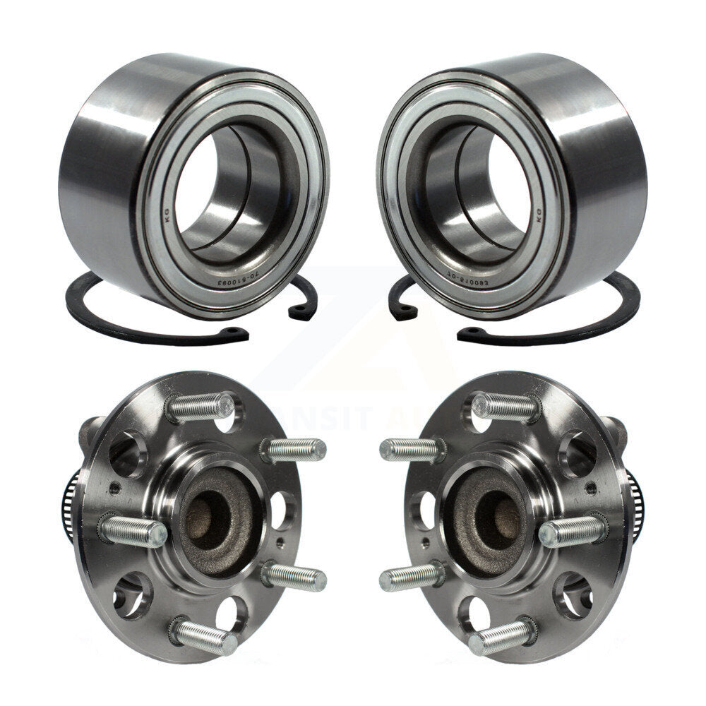 [Avant + Arrière] Kit de Roulement de roue pour 2008-2010 Hyundai Elantra Non-ABS K70-101647