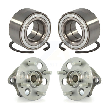 [Avant + Arrière] Kit de Roulement de roue pour 2006-2007 Toyota Yaris Non-ABS K70-101655