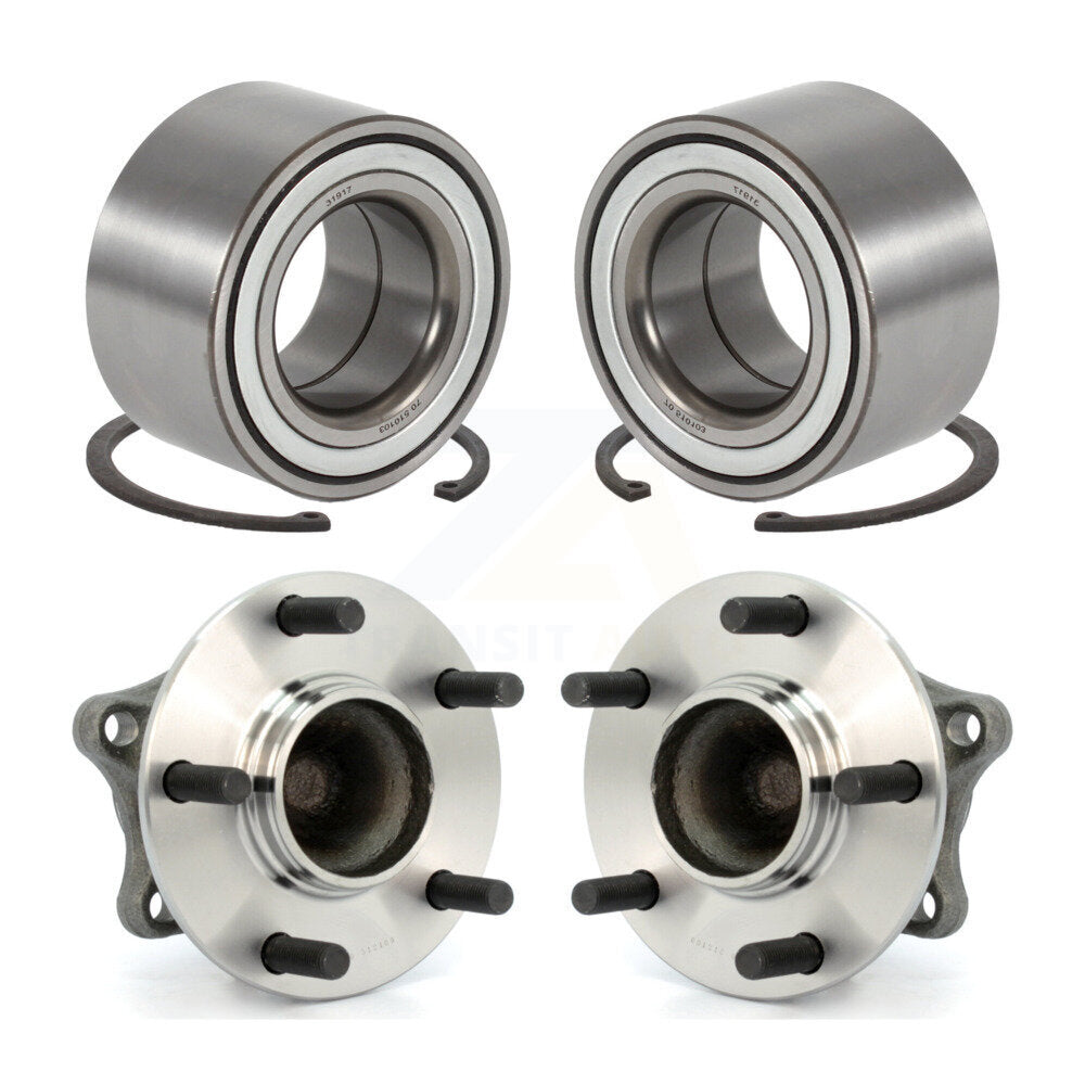 [Avant + Arrière] Kit de Roulement de roue pour 2009-2013 Mazda 6 3.7L K70-101670