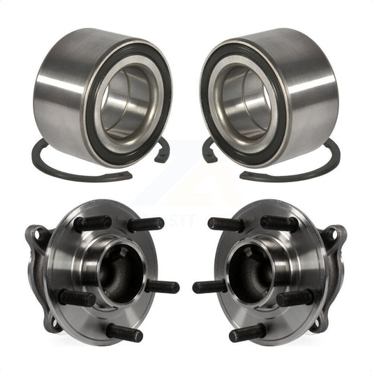 [Avant + Arrière] Kit de Roulement de roue pour Ford Focus sans Active Park Assist K70-101676 par Kugel