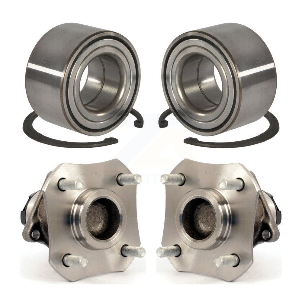 [Avant + Arrière] Kit de Roulement de roue pour 2010-2011 Nissan Versa 4-Wheel ABS K70-101682