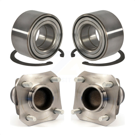 [Avant + Arrière] Kit de Roulement de roue pour 2010-2011 Nissan Versa Non-ABS K70-101683 par Kugel