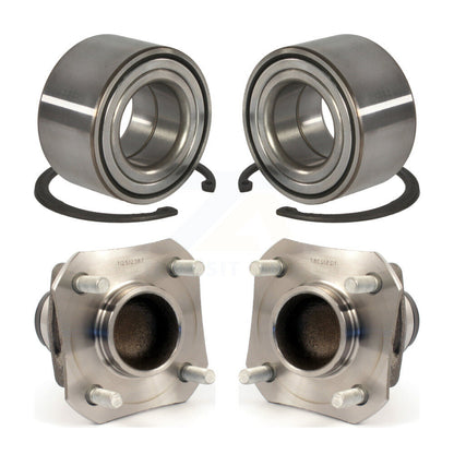 [Avant + Arrière] Kit de Roulement de roue pour 2010-2011 Nissan Versa Non-ABS K70-101683