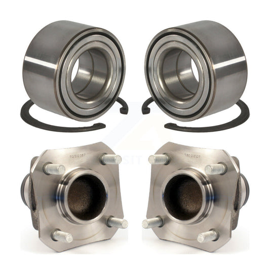 [Avant + Arrière] Kit de Roulement de roue pour 2010-2011 Nissan Versa Non-ABS K70-101683