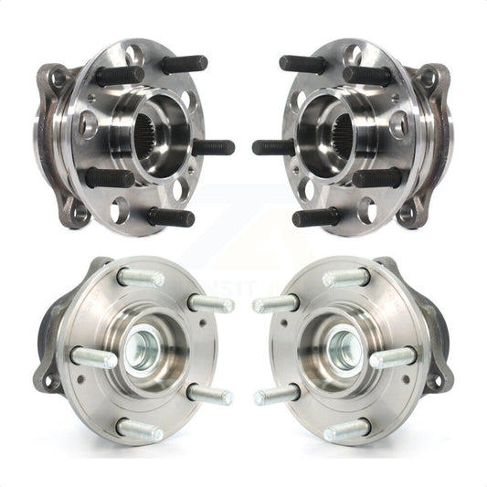 [Avant + Arrière] Kit d'ensemble roulement de roue et moyeu pour Hyundai Santa Fe Sport XL FWD K70-101709 par Kugel