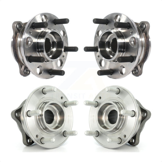 [Avant + Arrière] Kit d'ensemble roulement de roue et moyeu pour Hyundai Santa Fe Sport XL AWD K70-101710 par Kugel