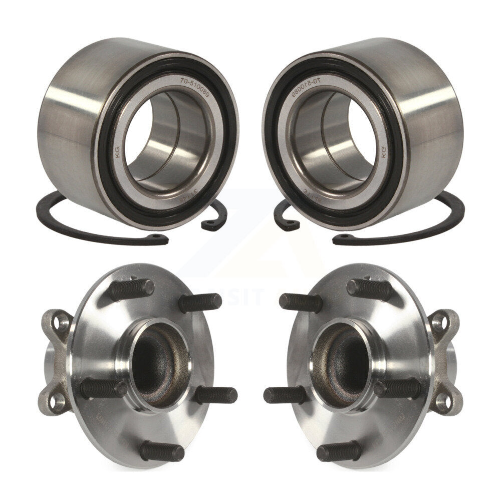 [Avant + Arrière] Kit de Roulement de roue pour 2016-2018 Honda Civic 2.0L avec Naturally Aspirated K70-101764
