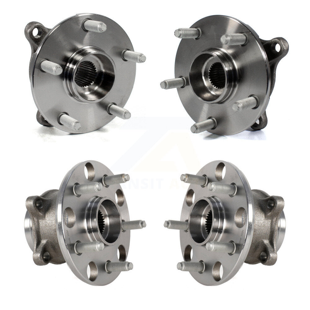 [Avant + Arrière] Kit d'ensemble roulement de roue et moyeu pour Lexus GS350 IS250 IS300 IS350 RC350 RC300 K70-101792