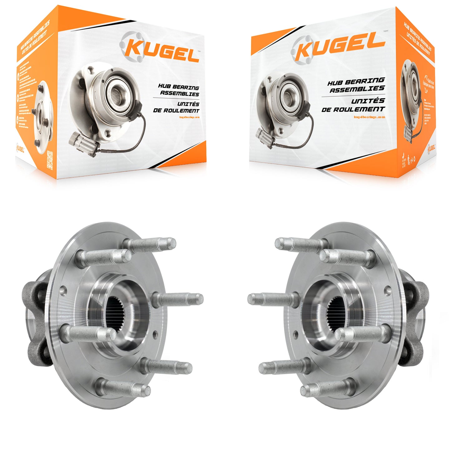 [Avant] Ensemble roulement de roue et moyeu pour Chevrolet GMC Silverado 1500 Sierra Yukon Tahoe K70-101951