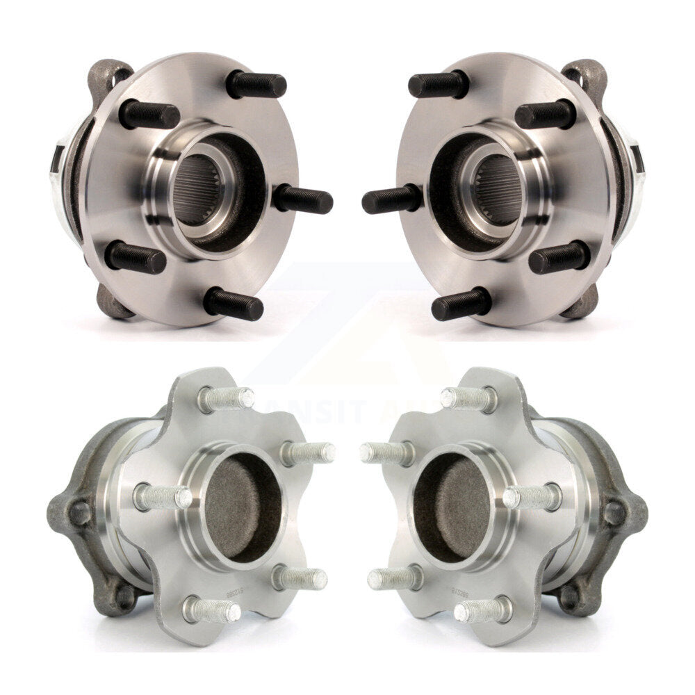 [Avant et Arrière] Ensemble roulement de roue et moyeu pour 2009-2014 Nissan Murano AWD K70-102246