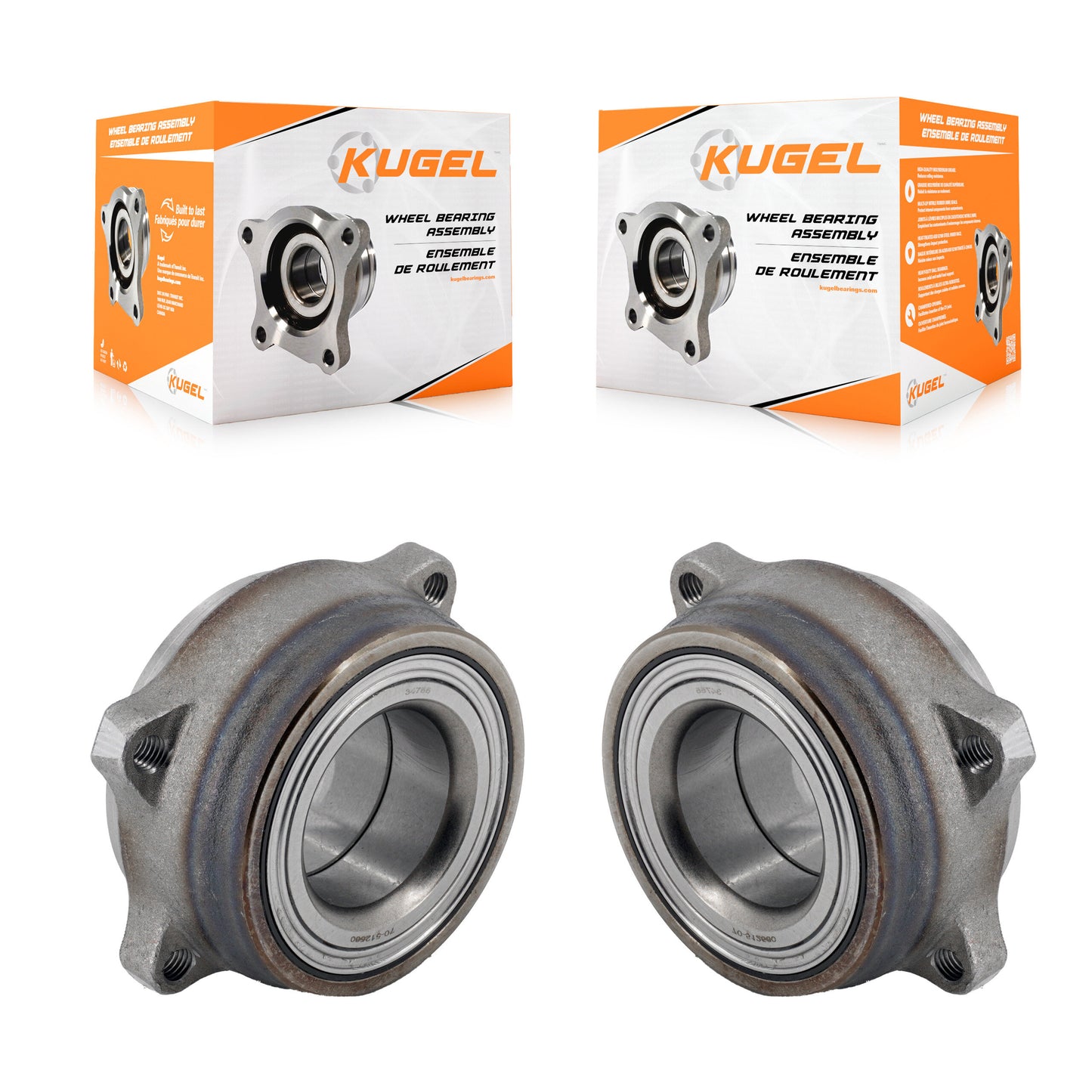 [Arrière] Ensemble roulement de roue pour Mercedes-Benz GLC300 GLC43 AMG E450 E400 E53 S550 K70-102255