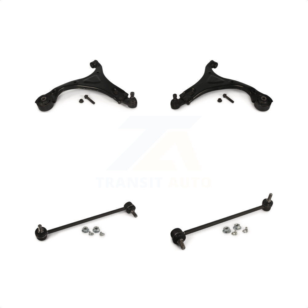 [Avant] Kit d'ensemble de bras de suspension et joint à rotule pour 2012 Hyundai Sonata GL GLS 13.82" Center To longueur K72-100090 par Top Quality