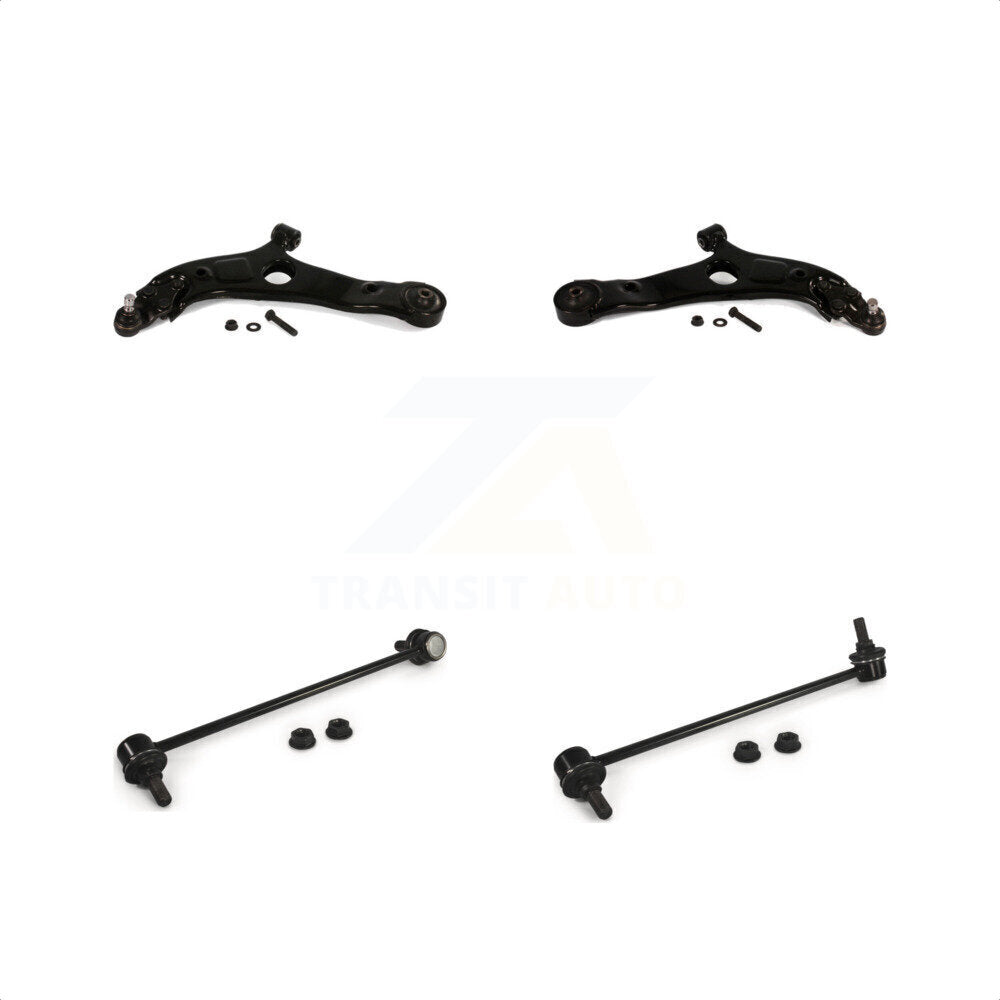 [Avant] Kit d'ensemble de bras de suspension et joint à rotule pour 2012-2014 Hyundai Sonata SE 12.64" Center To longueur K72-100091 par Top Quality