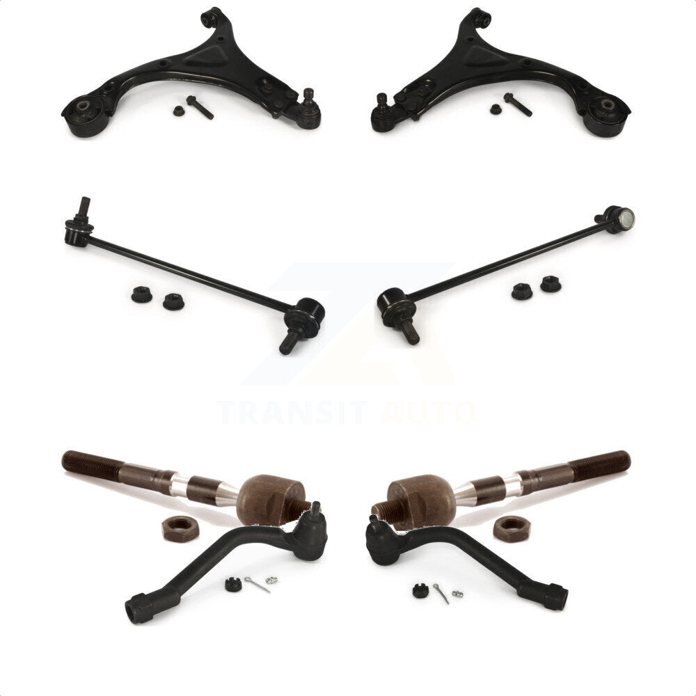 [Avant] Kit d'ensemble de bras de suspension et joint à rotule pour 2012-2013 Hyundai Sonata GL GLS 12.64" Center To longueur K72-100683 par Top Quality