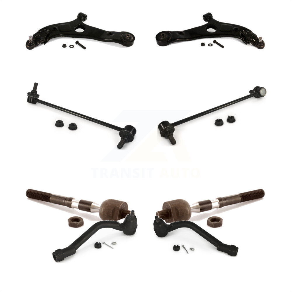 [Avant] Kit d'ensemble de bras de suspension et joint à rotule pour 2012-2013 Hyundai Sonata SE 12.64" Center To longueur K72-100685 par Top Quality