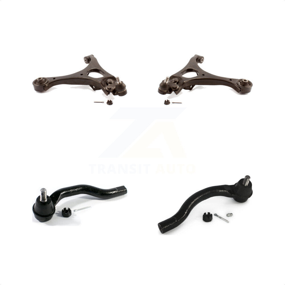 [Avant] Kit d'ensemble de bras de suspension et joint à rotule pour 2006-2011 Honda Civic 1.3L 1.8L K72-101104 par Top Quality