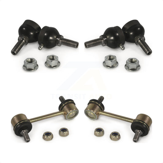 [Avant + Arrière] Kit de biellette de barre stabilisatrice de suspension pour 1990-1992 Toyota Corolla K72-101211 par Top Quality