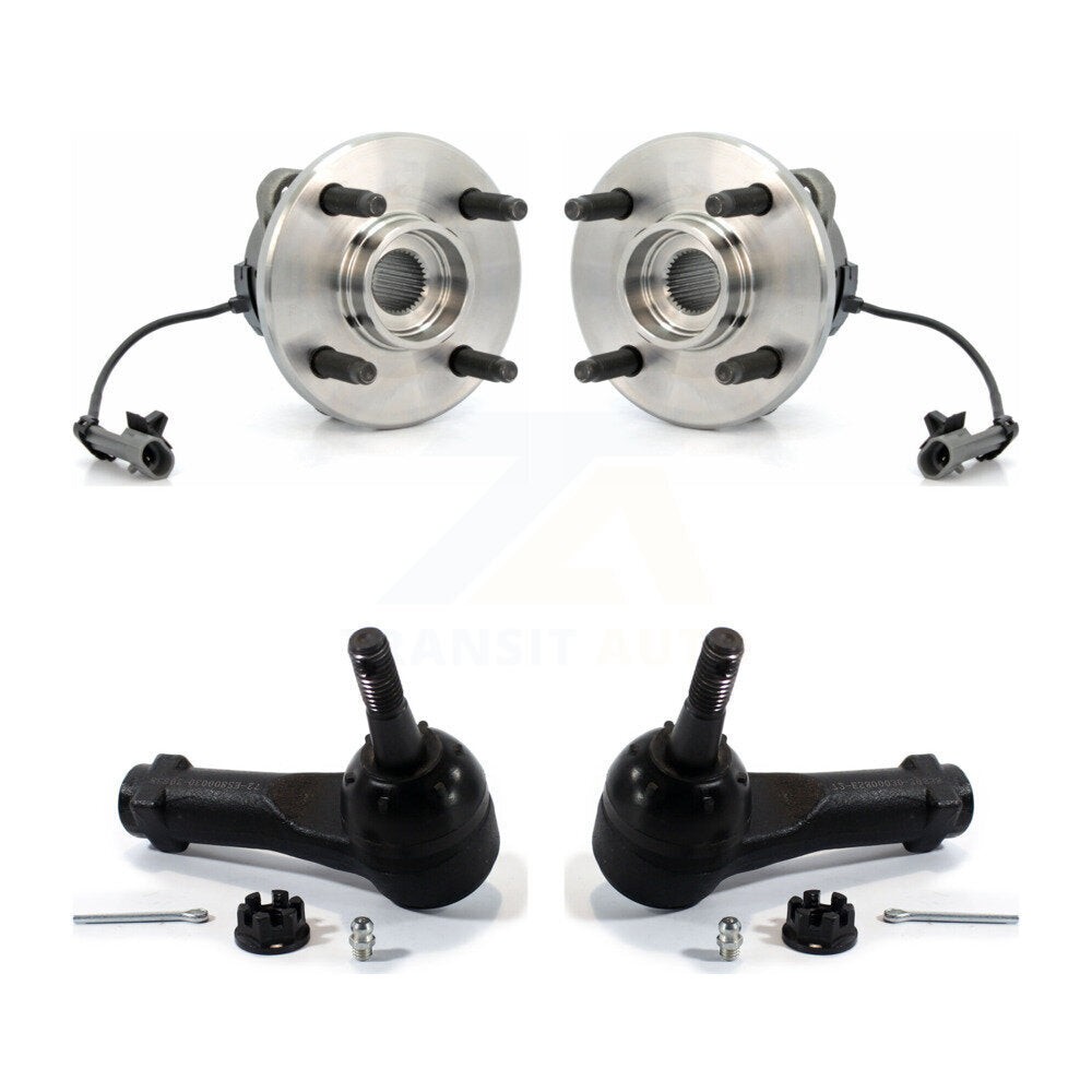 [Avant] Kit d'ensemble roulement de roue et moyeu pour Chevrolet Cobalt Saturn Ion Pontiac G5 Pursuit avec 4 Lug Wheels 4-Wheel ABS K77-100107