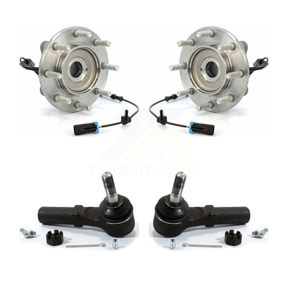 [Avant] Kit d'ensemble roulement de roue et moyeu pour 2007-2010 Chevrolet Silverado 3500 HD GMC Sierra avec Heavy Duty Suspension K77-100179