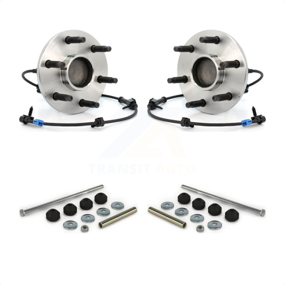 [Avant] Kit d'ensemble roulement de roue et moyeu pour Chevrolet Silverado 1500 GMC Tahoe Sierra Suburban Yukon Avalanche XL Classic Cadillac Escalade K77-100353 par Transit Auto