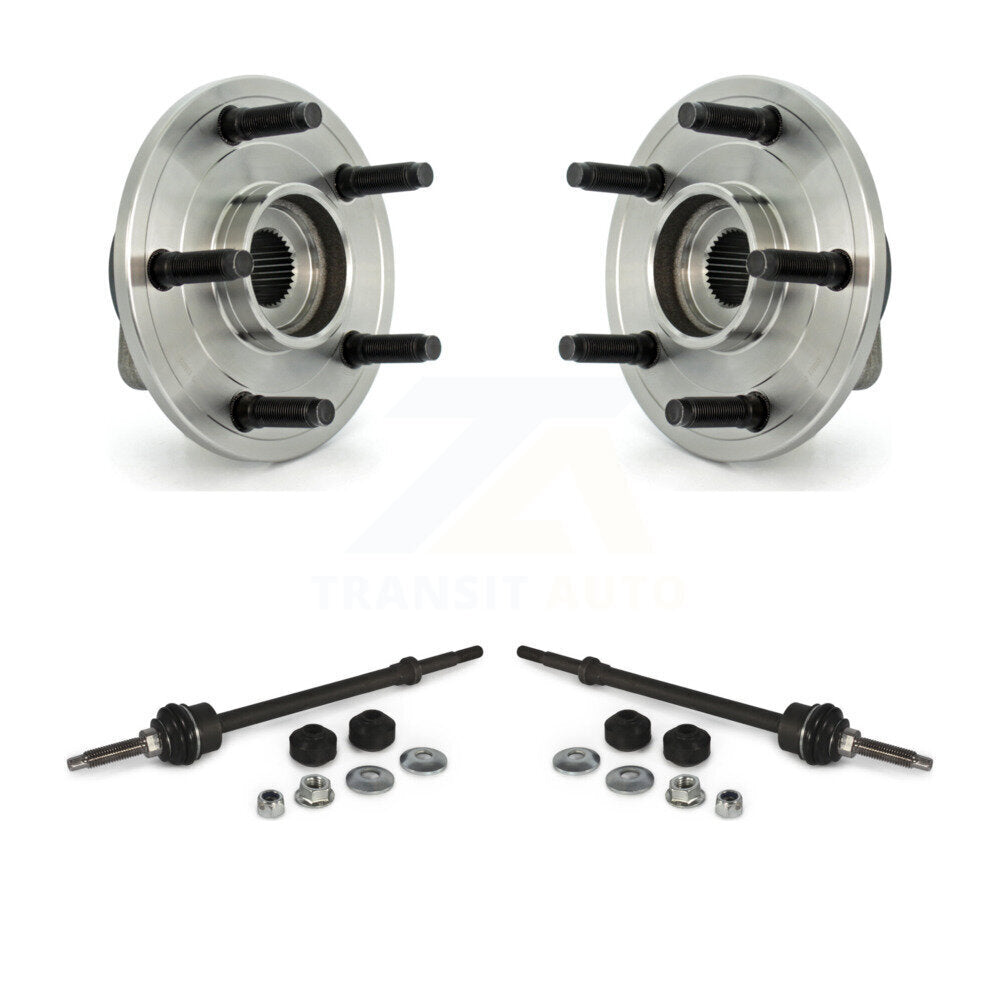 [Avant] Kit d'ensemble roulement de roue et moyeu pour 2002-2005 Dodge Ram 1500 4WD avec 2-Wheel ABS avec 5 Lug Wheels K77-100360