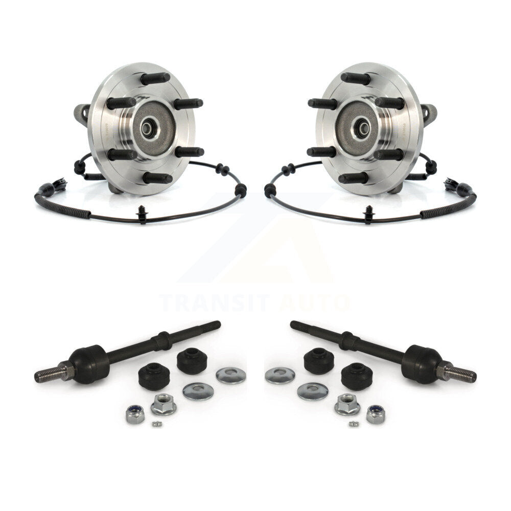 [Avant] Kit d'ensemble roulement de roue et moyeu pour 2006-2008 Ford F-150 Lincoln Mark LT 4WD K77-100364