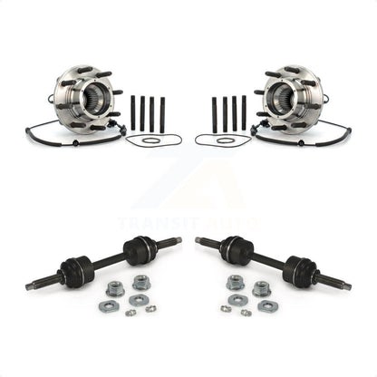 [Avant] Kit d'ensemble roulement de roue et moyeu pour 2010 Ford F-450 Super Duty F-550 avec Single Rear Wheels 4 X K77-100366 par Transit Auto