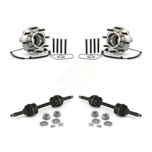 [Avant] Kit d'ensemble roulement de roue et moyeu pour 2010 Ford F-450 Super Duty F-550 avec Single Rear Wheels 4 X K77-100366 par Transit Auto