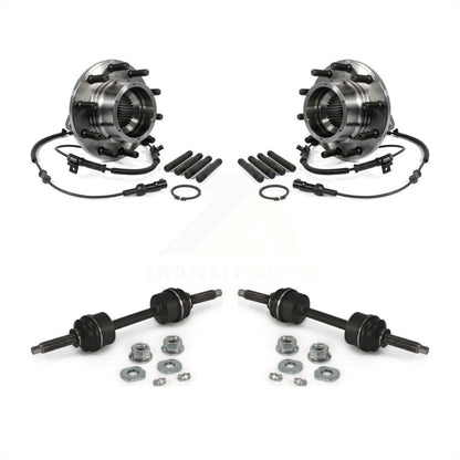 [Avant] Kit d'ensemble roulement de roue et moyeu pour 2010 Ford F-450 Super Duty F-550 avec Dual Rear Wheels 4 X K77-100367 par Transit Auto