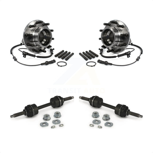 [Avant] Kit d'ensemble roulement de roue et moyeu pour 2010 Ford F-450 Super Duty F-550 avec Dual Rear Wheels 4 X K77-100367 par Transit Auto