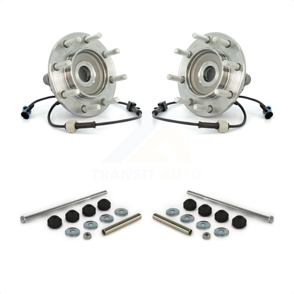 [Avant] Kit d'ensemble roulement de roue et moyeu pour Chevrolet Silverado 3500 GMC Sierra Classic RWD K77-100372 par Transit Auto